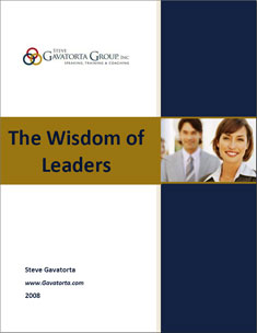 The Wisdom of Leaders by Steve Gavatorta - FREE eBook Download!